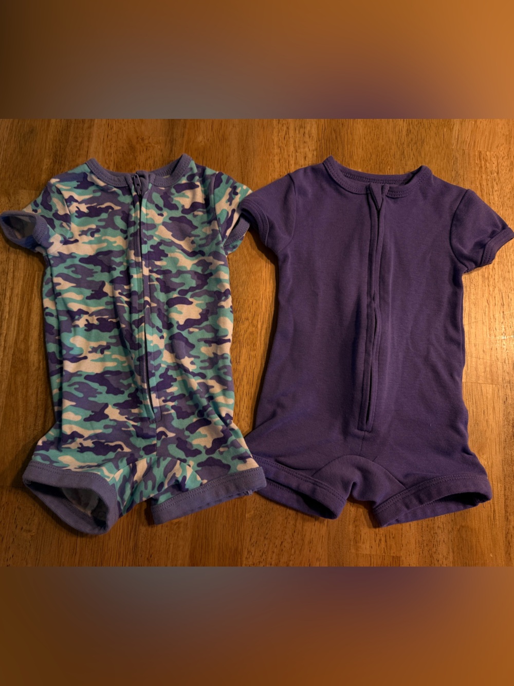 Hanes Purple Baby Onesie